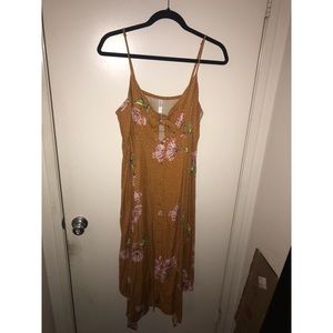 Xhilaration Tie Front Printed Dress